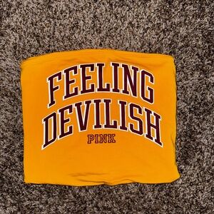 ASU Victoria Secret Pink “Feeling Devilish” tube top